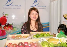 Jenna Nguyen of Con Kien; offers a wide ranges of tropical fruits from Vietnam