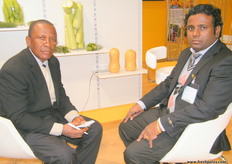 General Manager, Stephen Mintah SPEG-Ghana (r) with Charles Folikumah from the Trade Ministry (l)