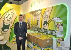 Bartosz Szatkowski fro Quiza, an importer of bananas from Poland