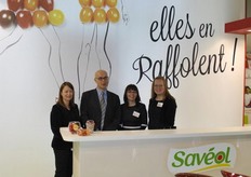 The team of Savéol, a French greenhouse tomato grower in Brittany