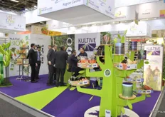 The booth of Kultive, a French grower and shipper of French vegetables
