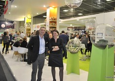 Pascal Blanié from CBC préléco, a French grower and shipper of French vegetables and Angélique Aubry from Priméale