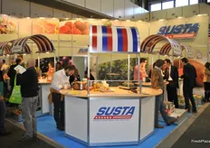 SUSTA, Southern United States Trade Associtation, representing companies from the Southern States. Most companies, had Sweet Potatoes, but also exotics were shown at the booths