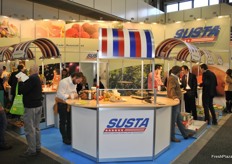 SUSTA, Southern United States Trade Associtation, representing companies from the Southern States. Most companies, had Sweet Potatoes, but also exotics were shown at the booths