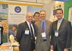 Jim Carr, Mark Erickson and Frank Sanchez from Blue Book Services an updated book for companies dealing with fresh produce in the North American market.