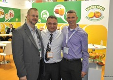 Gary Tozzo, Arthur Yusim and Erin Nadler from Mor International. Gary is from Mor USA, their sales office for North America.