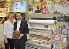 Lotte Mooij and Stefan Spanjaard from Driscoll's, a grower and shipper of various berries like for example STefan's favourite fruit strawberries