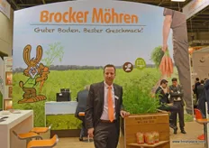 Quality Manager Peter Boley of Brocker Möhren GmbH & Co. KG. Brocker Möhren markets conventional and organic carrots in Germany.