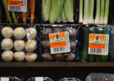 Also part of the mini vegetable trend: mini turnips, mini beetroot, mini courgettes…