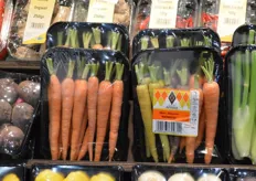 …and mini carrots, also in coloured varieties.
