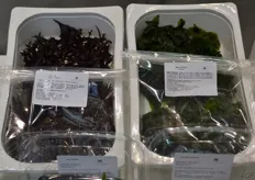 Spanish trade company Global Food International presented various seaweeds.