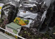 A bag full of Flower Sprouts, weight: 250 grammes.