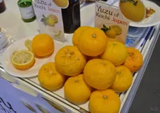 The Yuzu is grown in South Japan, the harvest period is November/December.