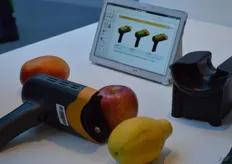 The portable brix meter can measure the sugar content of a fruit while it's still on the tree. Harvest time and uniformity are optimized in this manner. The meter was nominated for the Innovation Award.