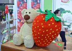 How many Legos would be needed to assemble a large bear and a strawberry?