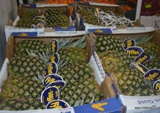 "One of van Wylick main items are "fyffes" pineapples..."
