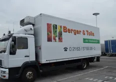 The vehicle fleet of Berger & Tolls includes large trucks and smaller vans.