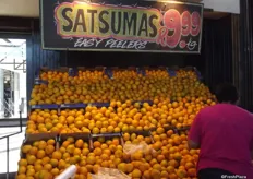 The stores have a nice market feel with big displays of loose fruit on offer.
