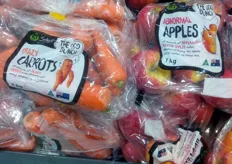 "Ugly produce" includes crazy carrots and freaky apples and is presented in a very fun way."