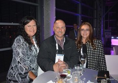 Kelli and Jeff Lundberg and Rocio Munoz from Babe Farms.