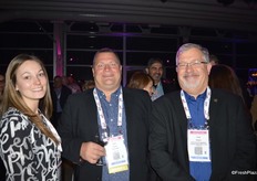 Andrea Bernier and Fred Webber from DRC, together with Jason Verkaik from Carron Farms in the middle.