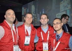 Passion for Produce Participants. Left: Berry Lexchin with Richard E. Ryand & Associates. Next is Joel Veri with Exeter Produce, Ryan Thomas with Markon Cooperative and Allen Hoang with Westmoreland Sales.