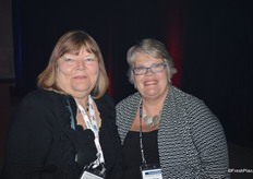 Jayne Brubacher from the Ontario Potato Board together with Karen Kuhl from Southern Potato Company.