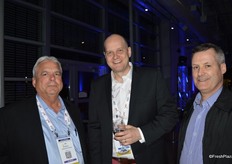 Bill Natale with Kings River Packing, together with Colin Chapdelaine and Jamie Reeve from Star Group.