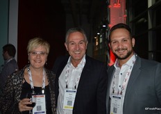 Sylvie Gosselin with Metro Richelieu, together with Rejean and David Turcot of LaFerme A&R Turcot.