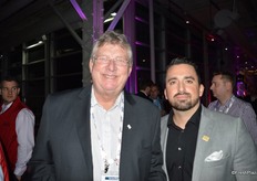 Daniel Gauthier of Propur and Johnny Borsellino with FruitDome, Inc.