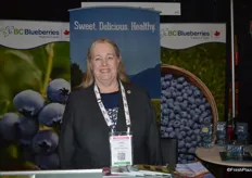 Debbie Etsell with BC Blueberries