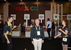 John Chamberlain from Limoneira in between lemon jigglers.