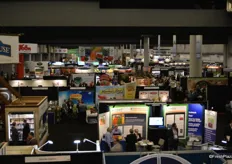 Tradeshow overview from the above. Photo taken from Peak of the Market's booth.