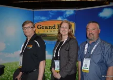 Steve Stewart, Tina Gokstorp and Chuck Woodfield with Grand Bend Produce.