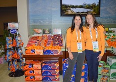 Julie DeWolf and Joan Wickham with Sunkist