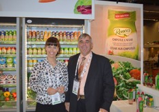 Marie-Eve Charette and Serge Vaillancourt with Renee's Gourmet.