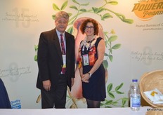 Brad Brownsey and Alison George, representing Peanut Bureau of Canada