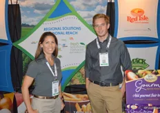 Kathleen Triou and Philip Enserink representing Fresh Solutions Network, a network of potato companies.