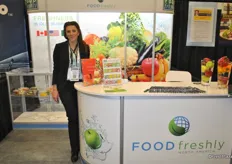 Margaret Tomaszewska from Food Freshly North America, they are growing in the North American market in providing shelf- life extenders and food safety solutions