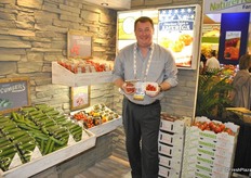 Harold Paivarinta from Red Sun Farms they have new packaging for their organic line.