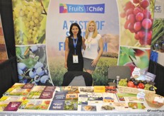 Menuka Shrestha and Susanne Bertolas from Fruits from Chile