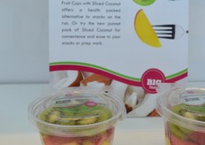 Tropical Fruit cups with Coconut