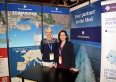 Nathalie Thomas and Ana Arévalo from Port of Barcelona.