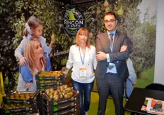 Luis Calvo,manager of the just established Spanish company Miss Fruit. Based in La Rioja, Spain, they grow and trade Rincón de Soto prptected origin certifyied pears.