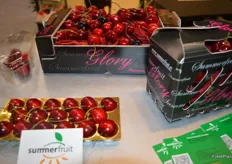 New packaging for cherries developed by Summerfruit for the Asian markets.