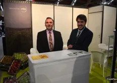 Antonio Montagud y Albert Carnicém de Copa Fresh. The company based in Lleida is about to start with its stone fruit season.
