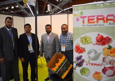 Mohamed Latif from the Egyptian company TERA, receives Shihab TS and his staff, from Suhol Al Fayha Trading, the biggest importer from Oman.
