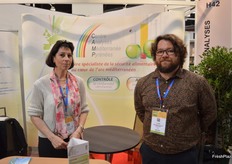 Joan Miro and Nathálie Sanchez from Centre d’Analyses Méditerranée Pyrénees.