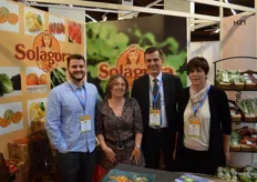 Staff from Solagora, the new company which belongs to Anecoop to manage all organic fruits and vegetables.