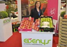 Leslie Galtier from Edenys promoting the new company logo